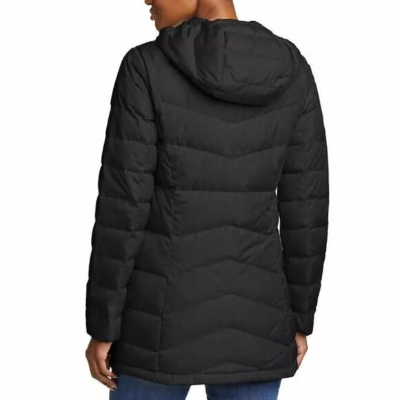 Eddie Bauer Black Puffer Jacket - Picture 3 of 3